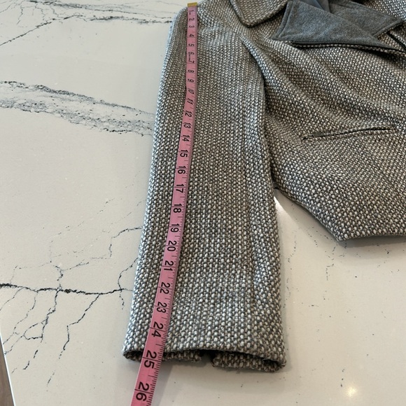 Talbots Gray Tweed Wool Blend Work Or Casual Lined Blazer sz.8 - Picture 10 of 12